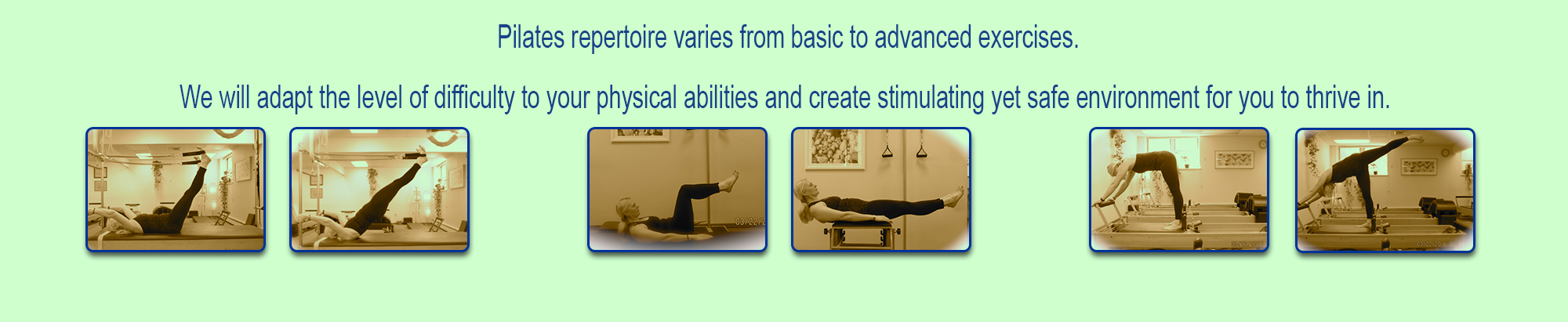 Pilates Repertoire Varies From Basic to Advanced Exercises